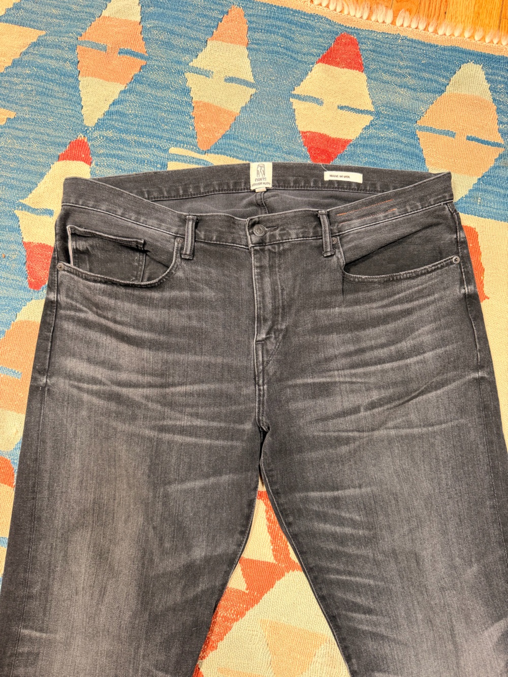 Kato by Hiroshi Kato The Pen Slim Rilo Washed Black Jeans 38x29 - Picture 4 of 14